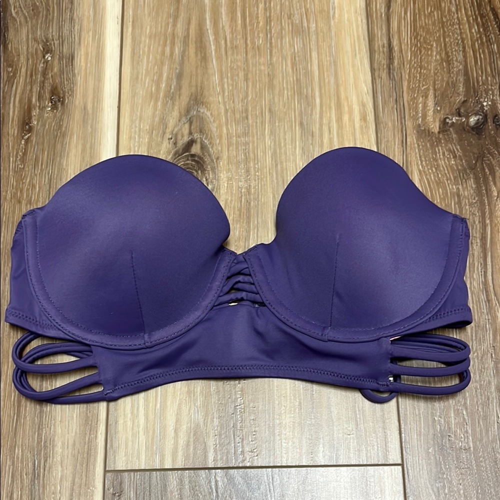 Victoria's Secret Purple Strappy Bikini Top - Picture 4 of 4